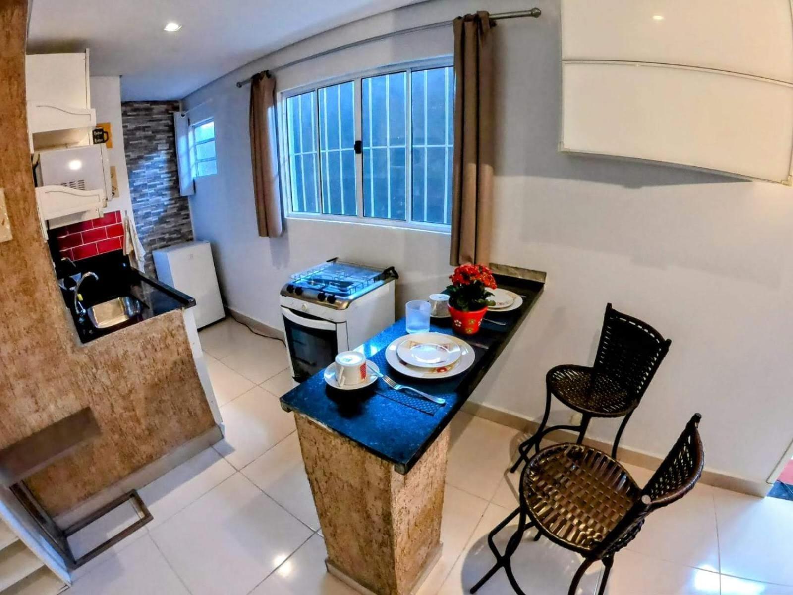 Pousada Ideal Guaruja - Estudios Mobiliados, Ar-Condicionado E Cozinha Buitenkant foto
