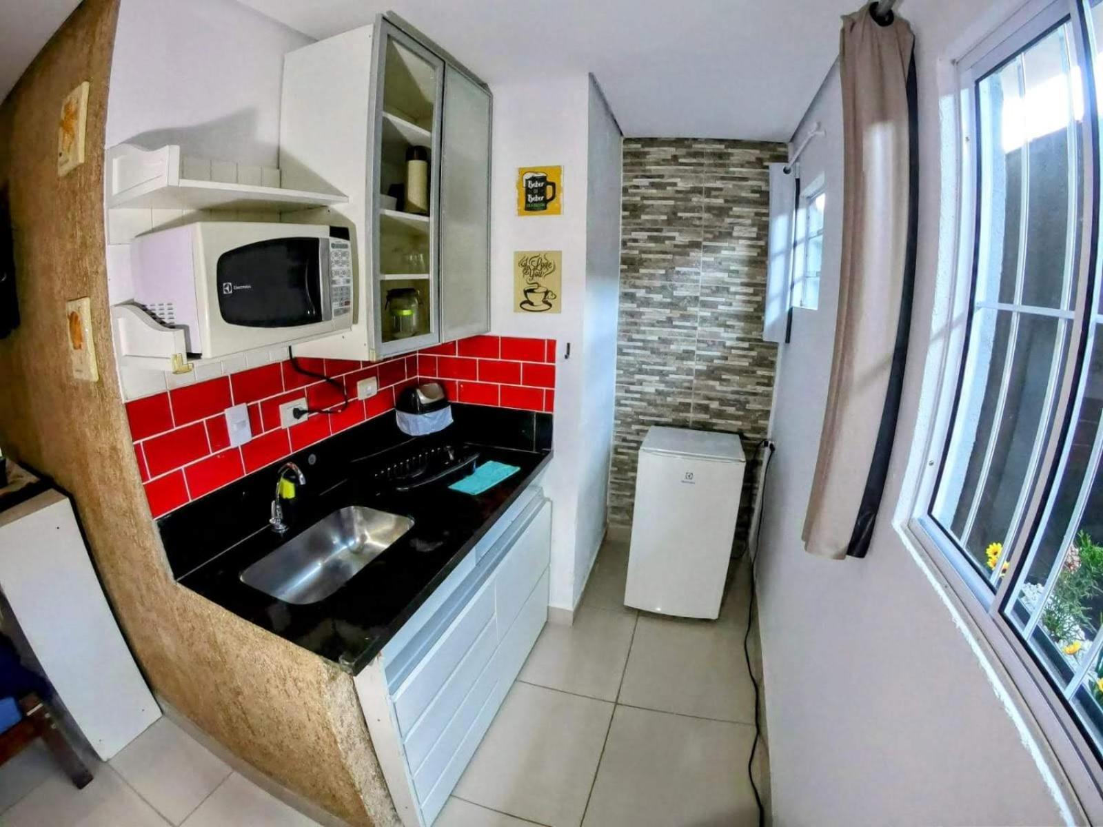 Pousada Ideal Guaruja - Estudios Mobiliados, Ar-Condicionado E Cozinha Buitenkant foto