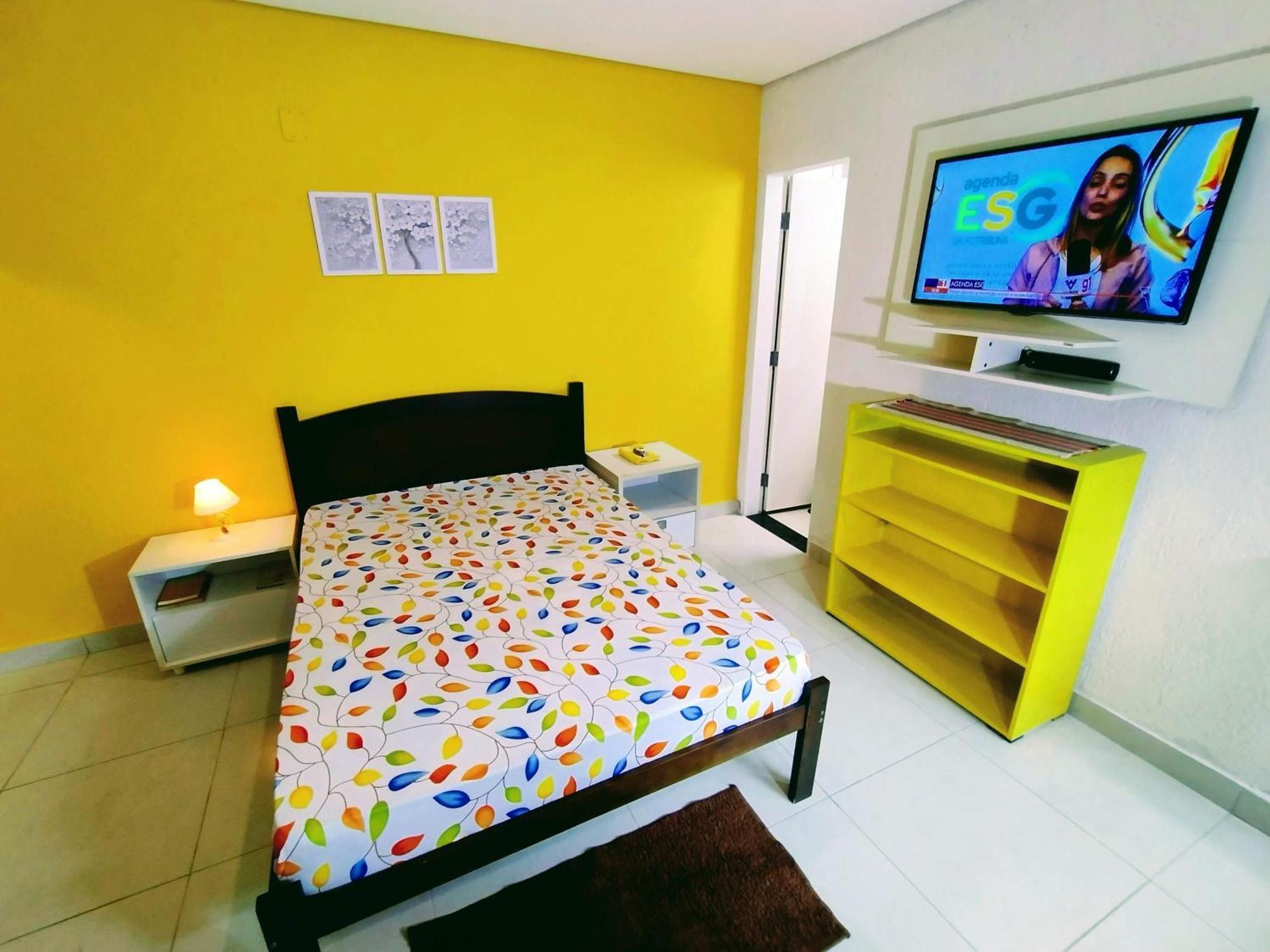 Pousada Ideal Guaruja - Estudios Mobiliados, Ar-Condicionado E Cozinha Buitenkant foto